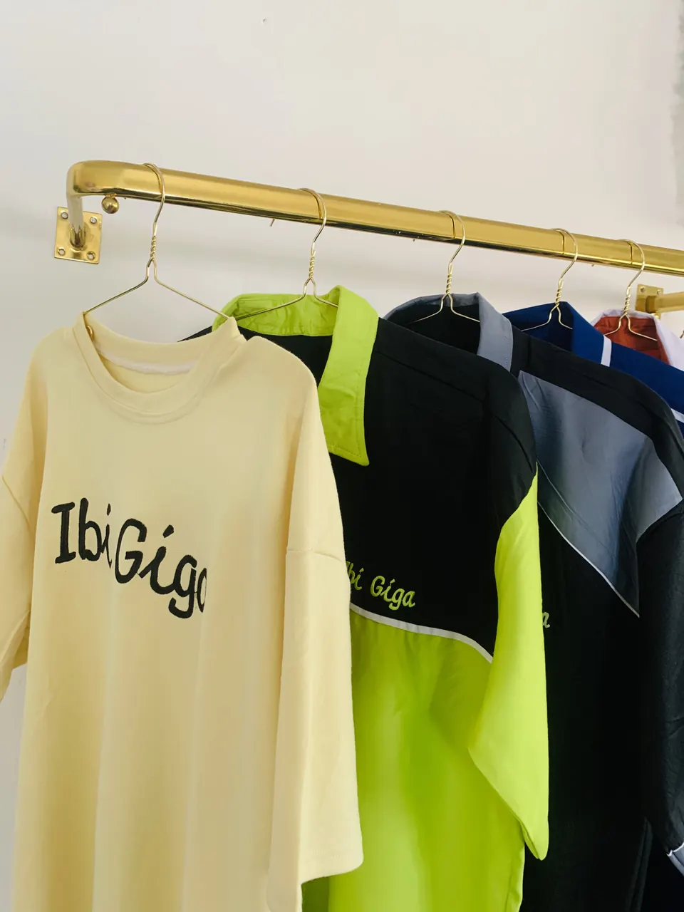 Selection of branded garments produced by GENAZ