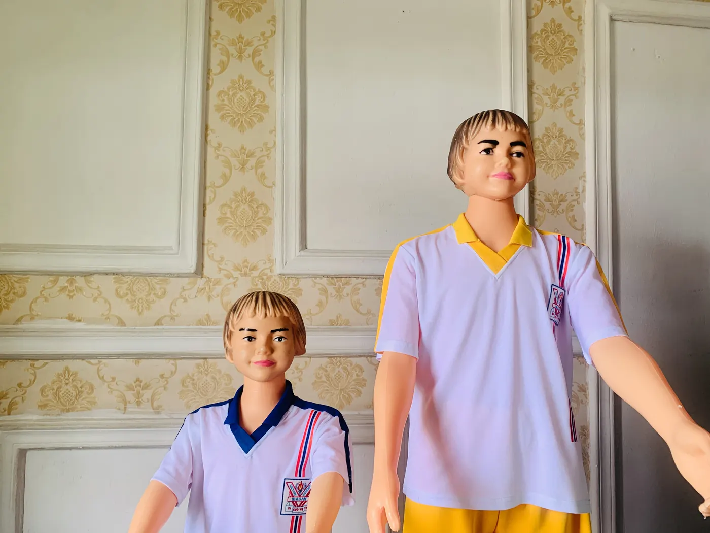 Two institutional sports uniforms designed and produced by GENAZ