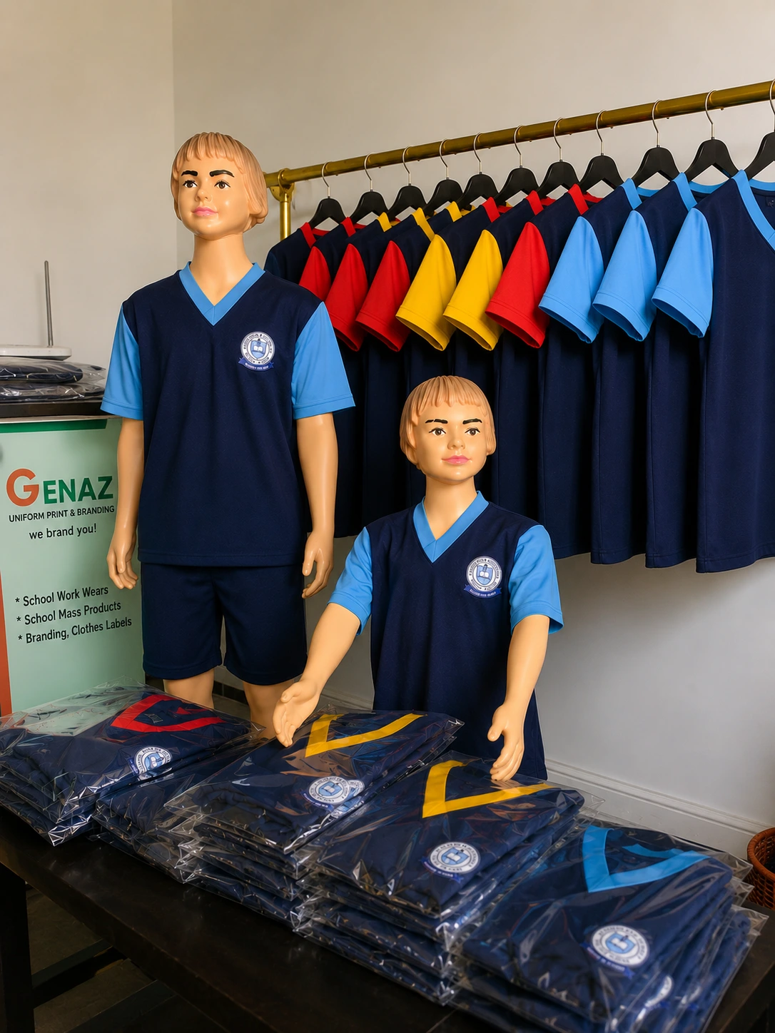 Olapade Agoro sportswear produced and displayed by GENAZ