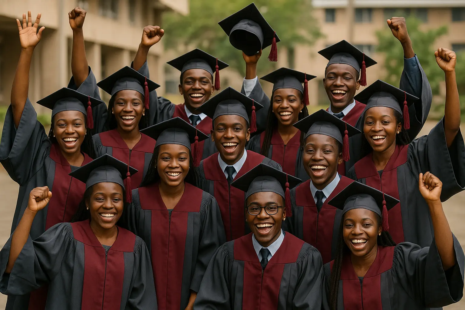 Graduation gowns produced and presented by GENAZ